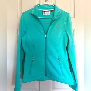 Spyder women’s turquoise jacket size SMALL